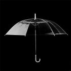 Fashion Transparent Clear Automatic Umbrella Parasol For Wedding Party_1